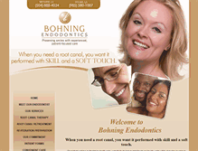 Tablet Screenshot of bohningendodontics.com
